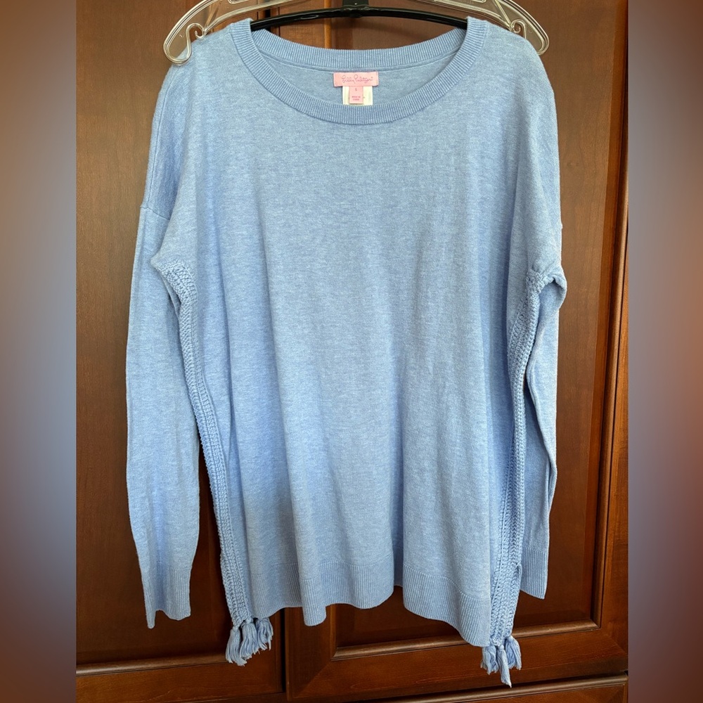 Lilly Pulitzer Damara Sweater Periwinkle Purple Heather‎ Size Small